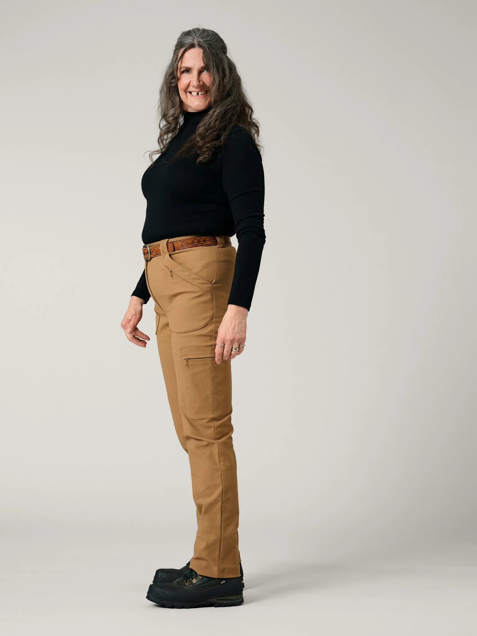 Amelia Hiking Pants with Lengths Camel