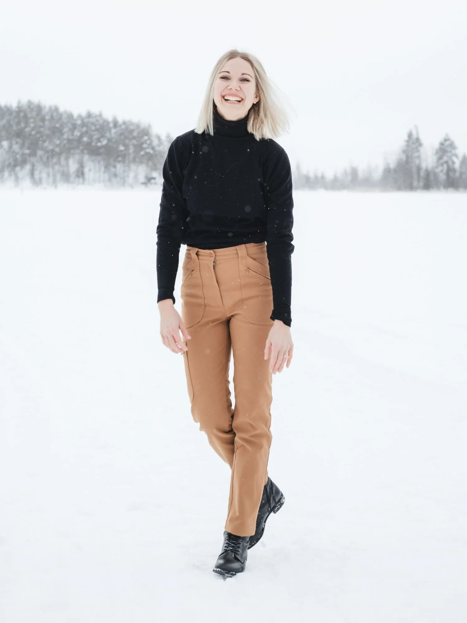 Amelia Hiking Pants with Lengths Camel