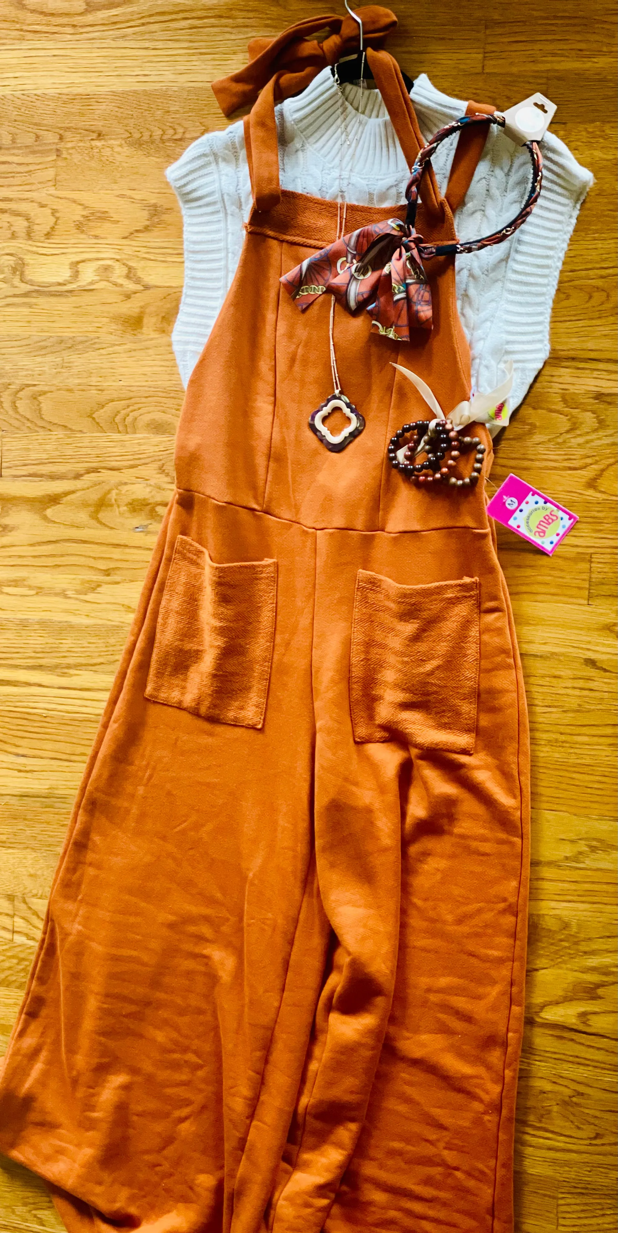 Autumn Wide Leg Overalls