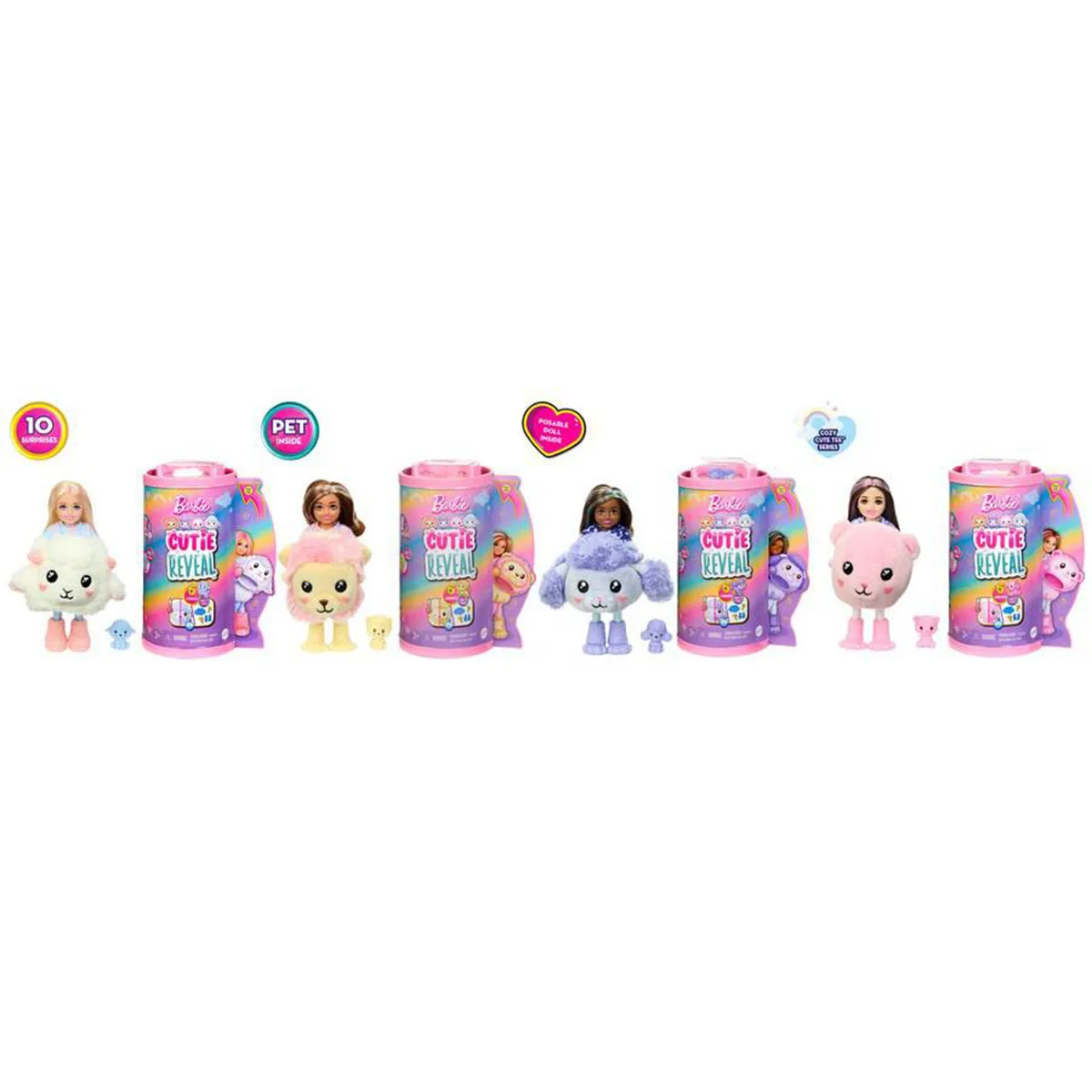 Barbie Cutie Reveal Cozy Cute Tees Series Assorted