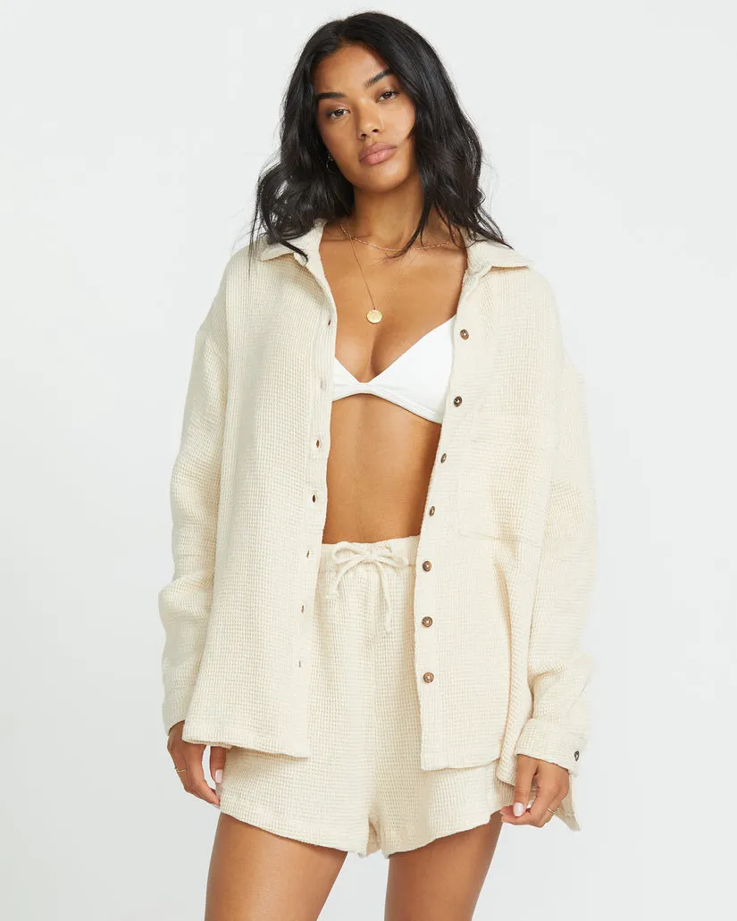 Billabong So Cozy Shacket - DOVE