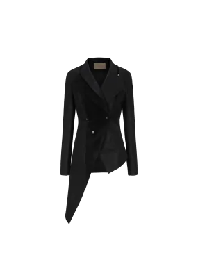 Black Double Collar Jacket