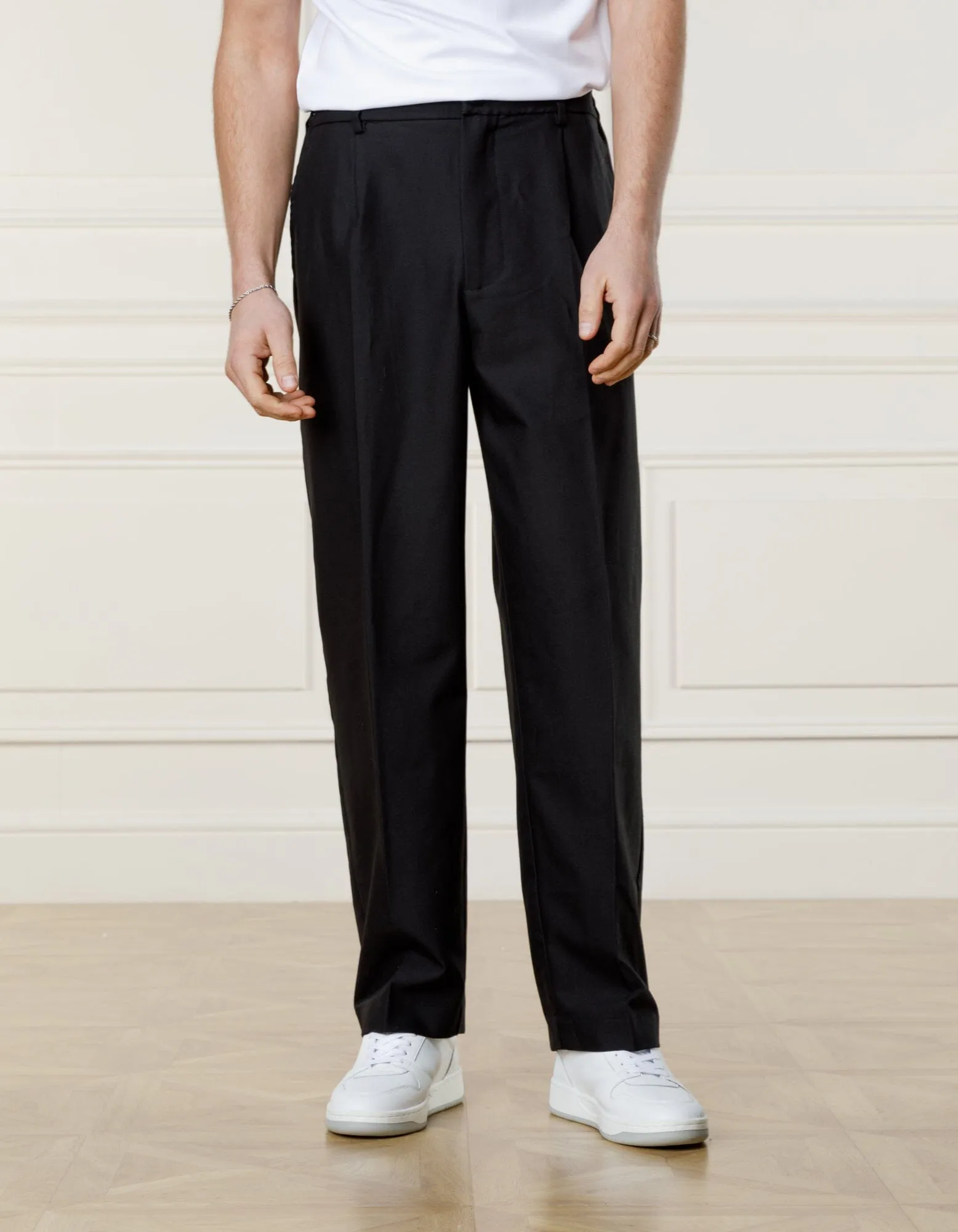 Black Relaxed Fit Trouser