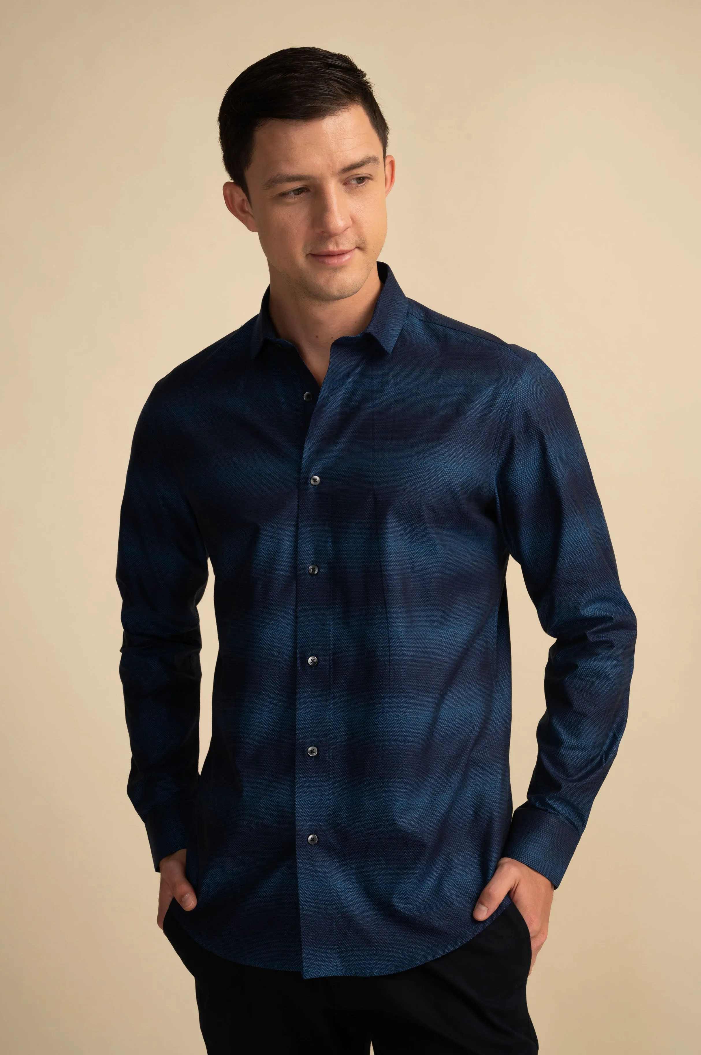 Cerulean Pattern Shirt EOSS