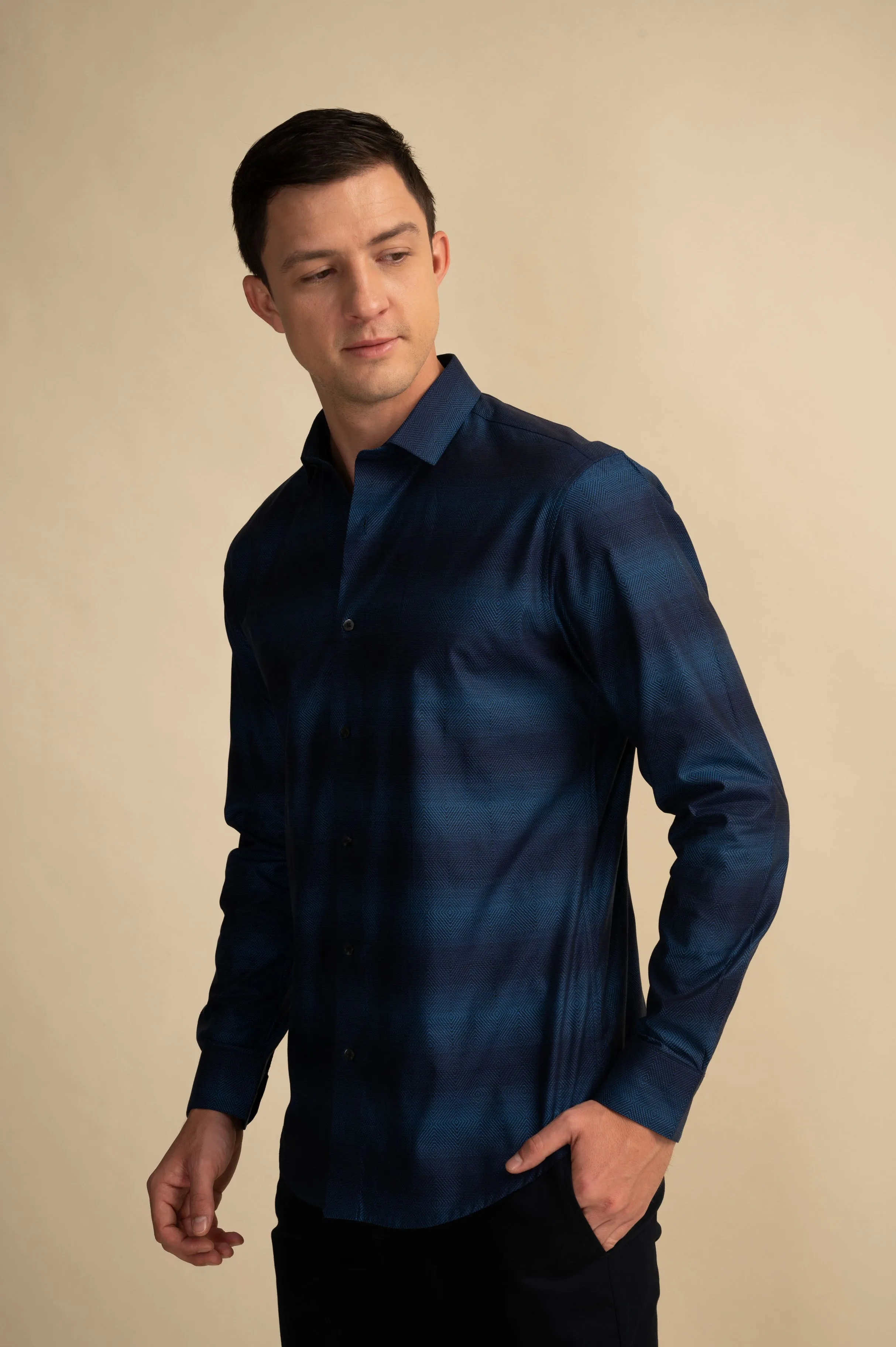 Cerulean Pattern Shirt EOSS