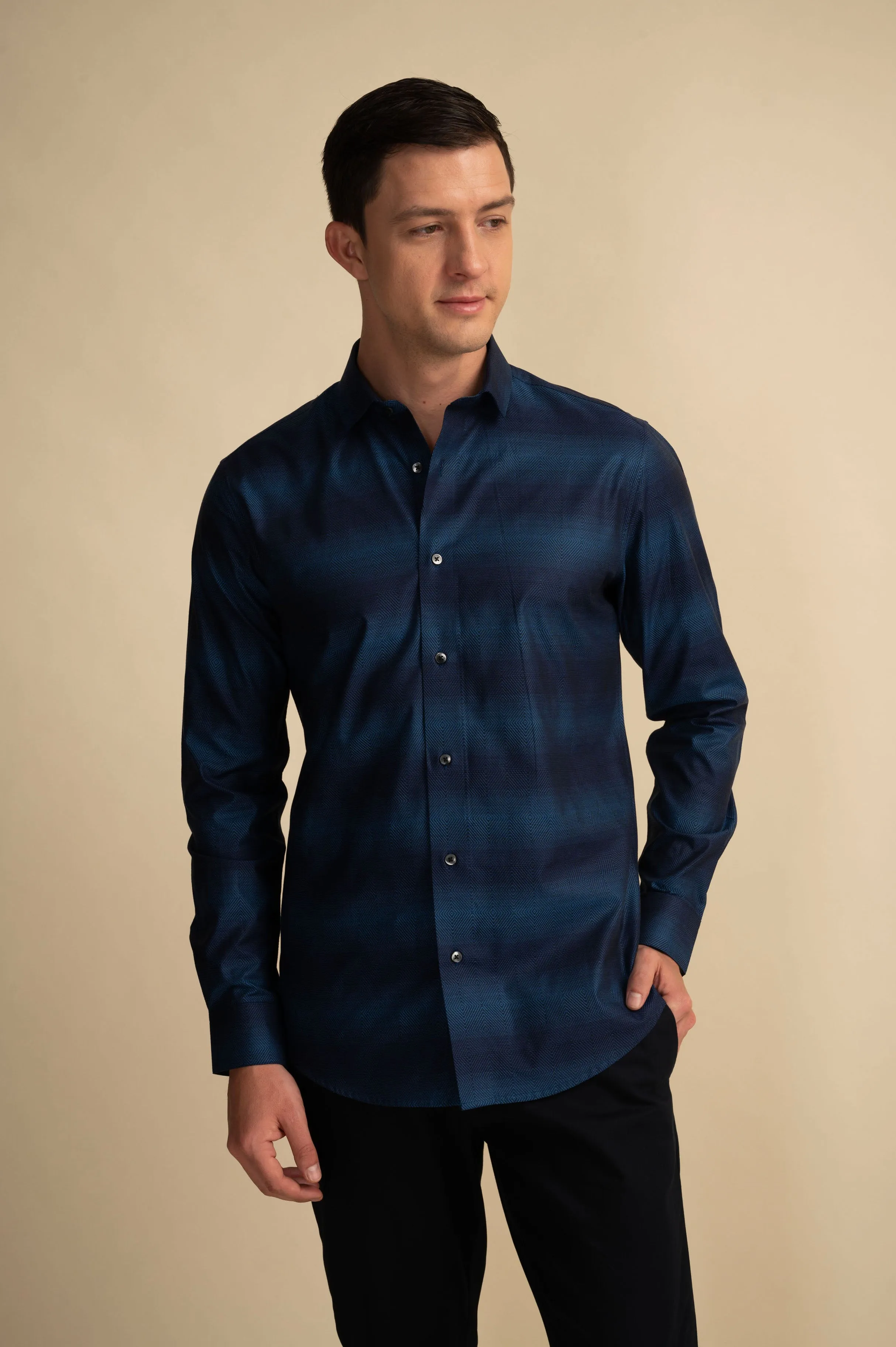 Cerulean Pattern Shirt EOSS