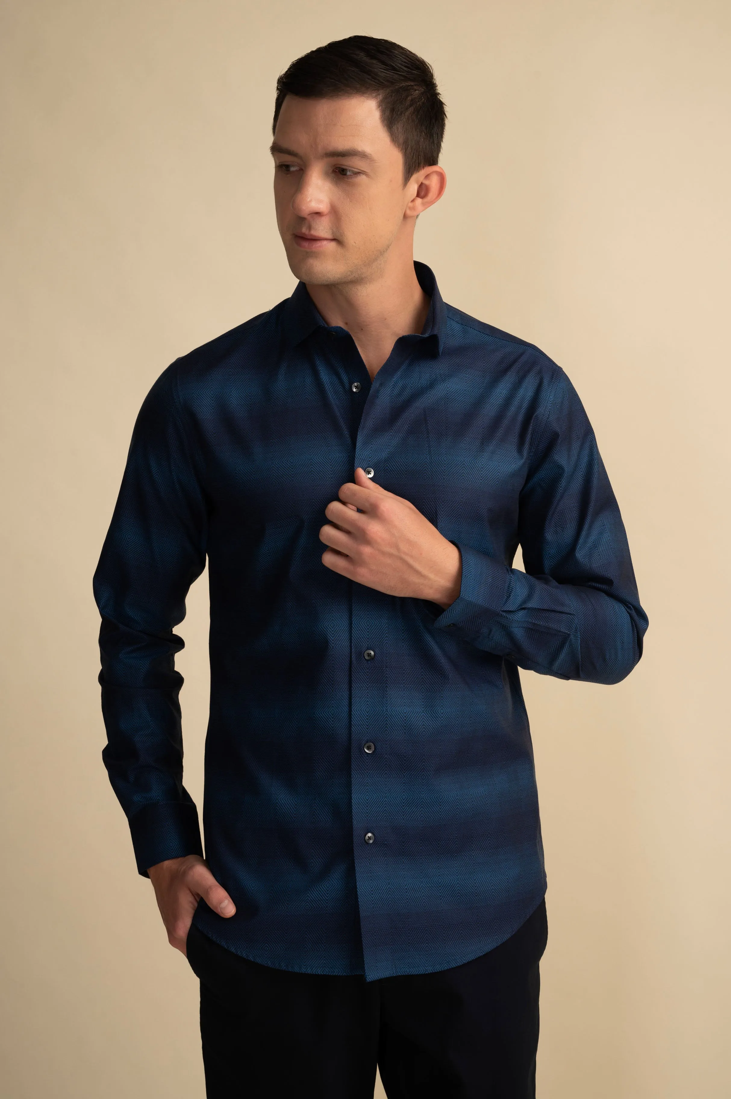 Cerulean Pattern Shirt EOSS