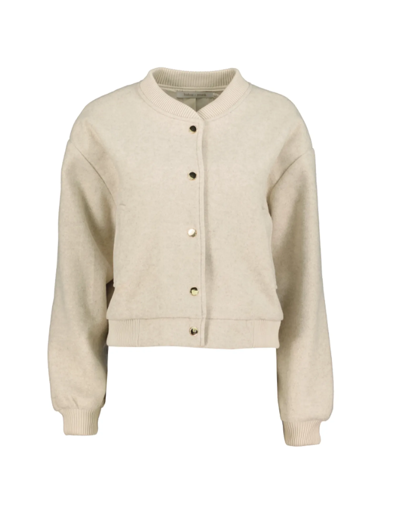 Cozy Luxe Bomber, Ivory