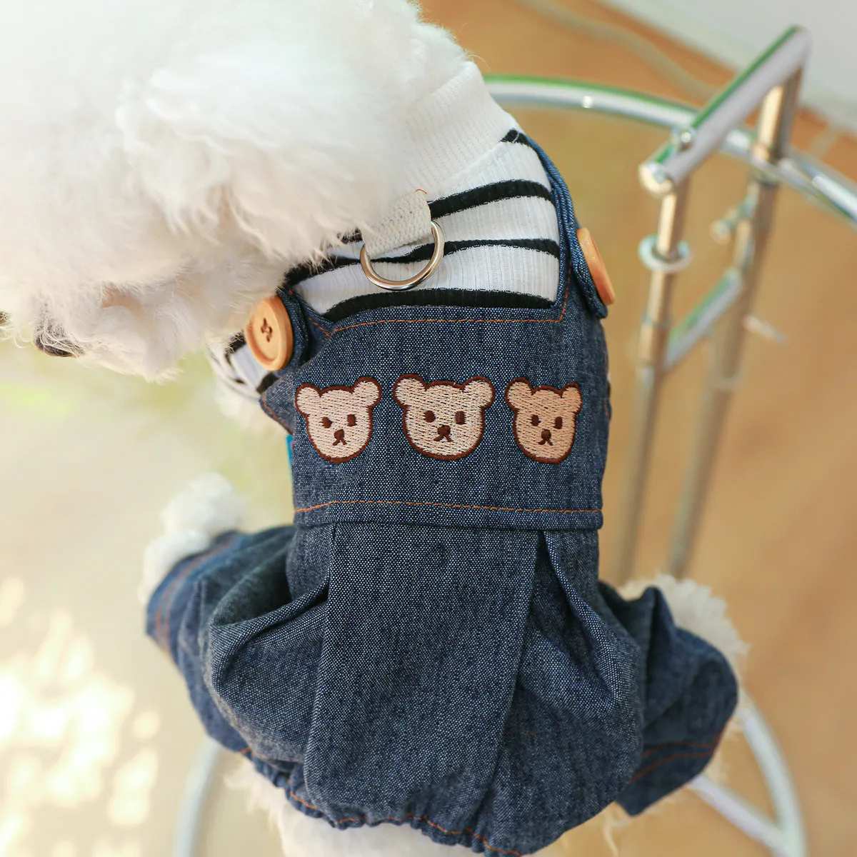 Dog Clothes | Autumn and Winter Corduroy Good Friends Overalls | Pet Clothing Collection