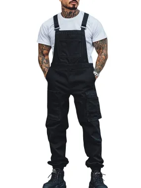 Fashion Street Multi-Pocket Overalls