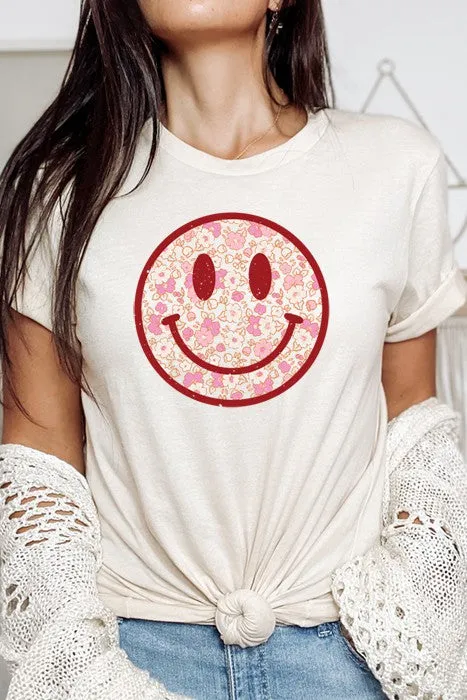 Flower Smiley Face Tee