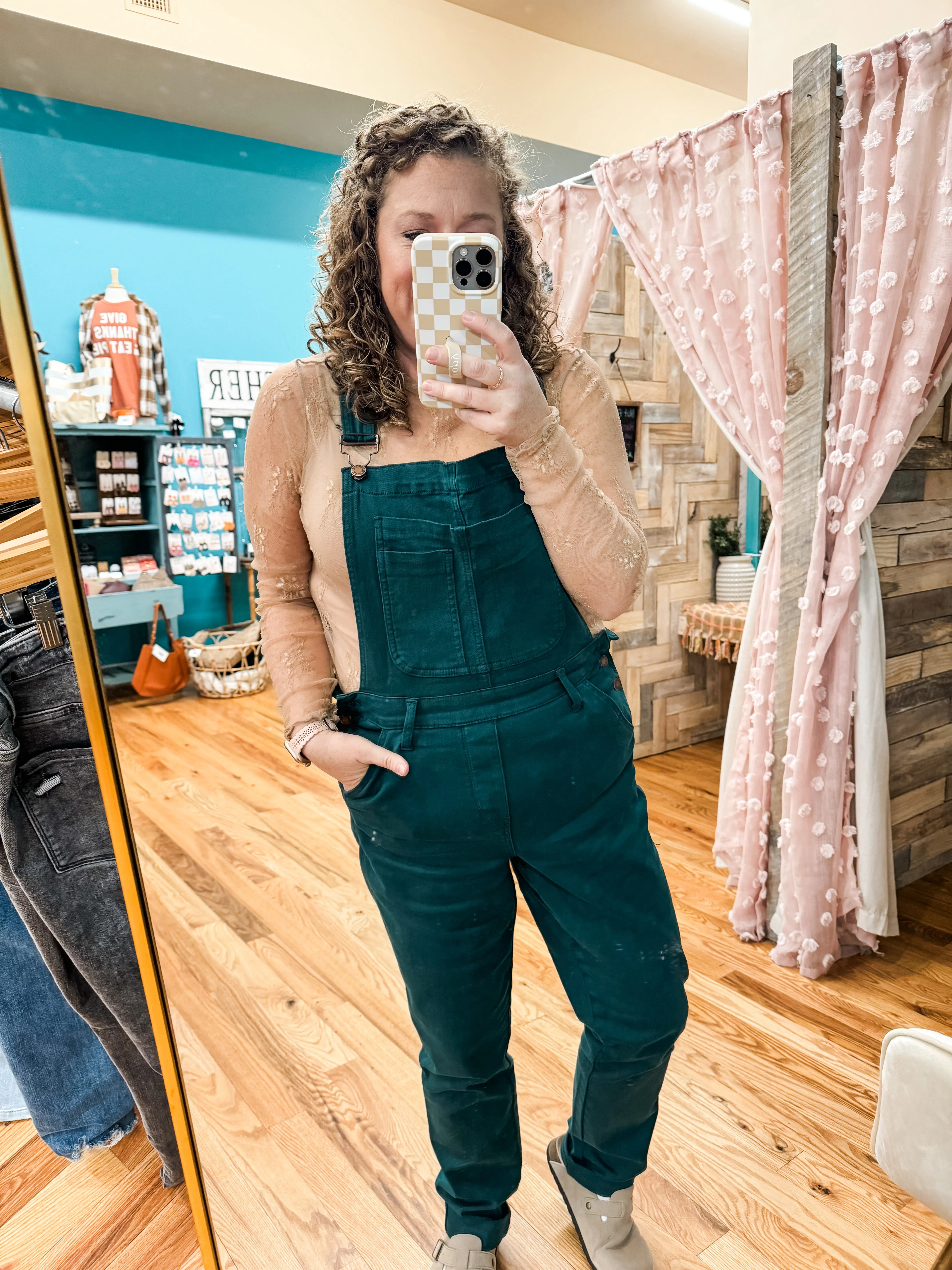 For A Second Double Cuff Overalls