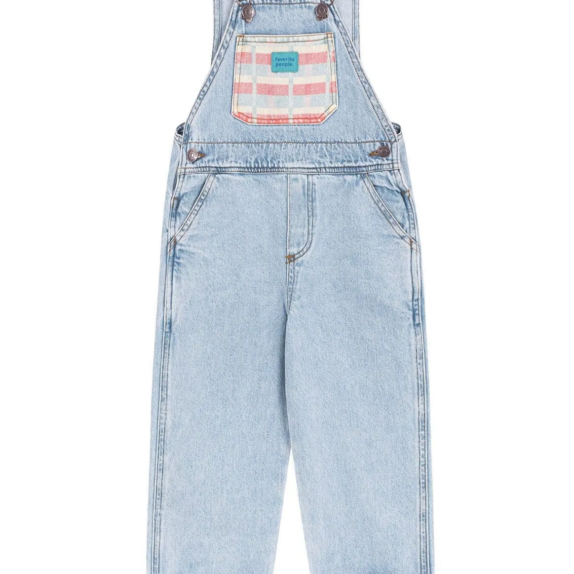 Kids 'Gruffalo' Dungarees (Denim & Check)