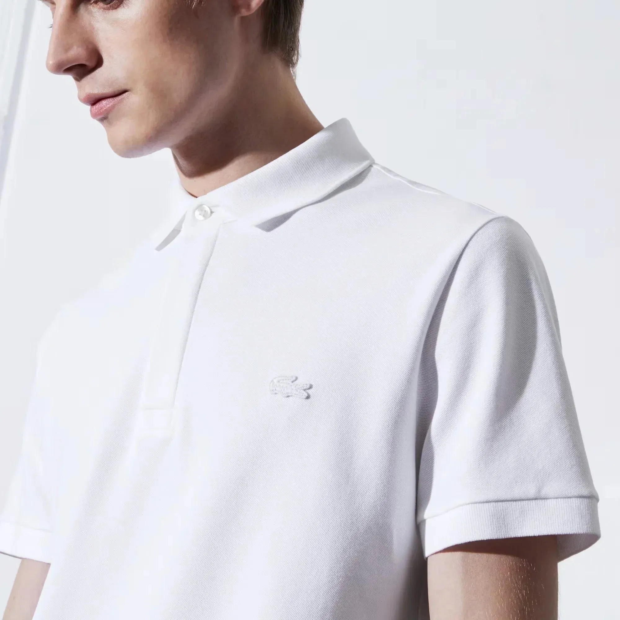 Lacoste Men's Stretch Cotton Smart Paris Polo