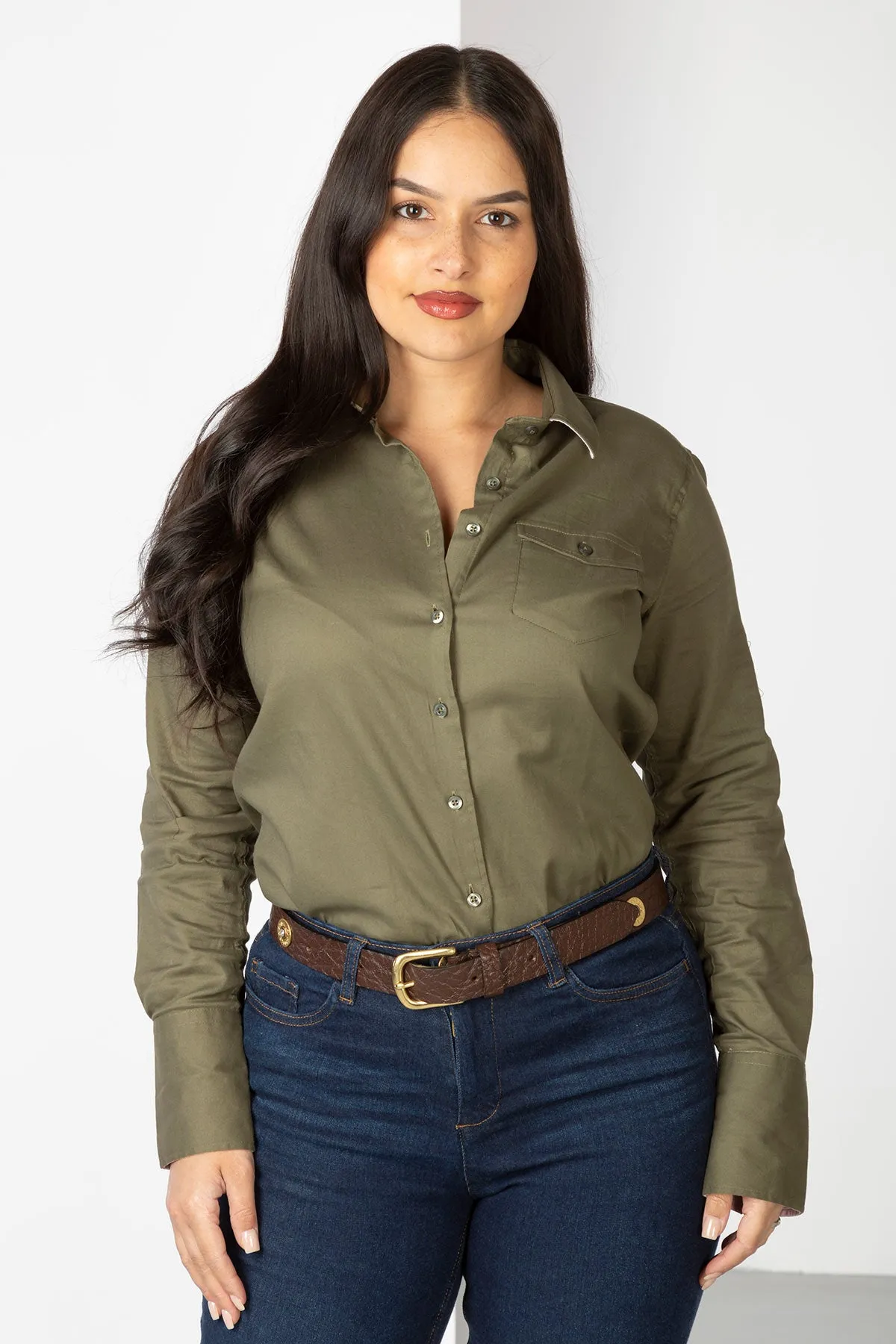 Ladies Plain Country Shirt - Hannah