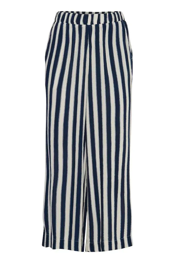 Marrakech Wide Leg Pants (Total Eclipse Stripe)