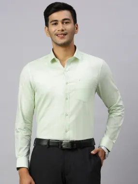 Men 100% Cotton Shirt Pale Green CL8 GF1