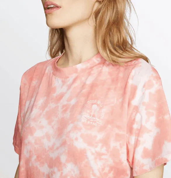 Mystic Tie Dye Tee Soft Coral