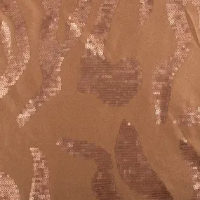 Novelty Fancy Suede - Sparkling - Camel