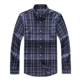 PRL Men's Custom Fit Long Sleeve Shirt-Navyblue