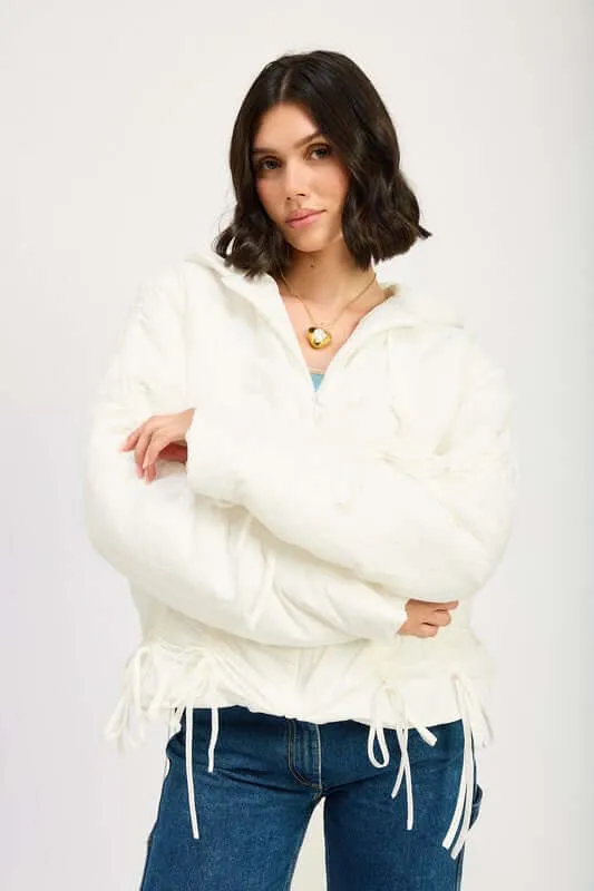 Ruched Puff Jacket