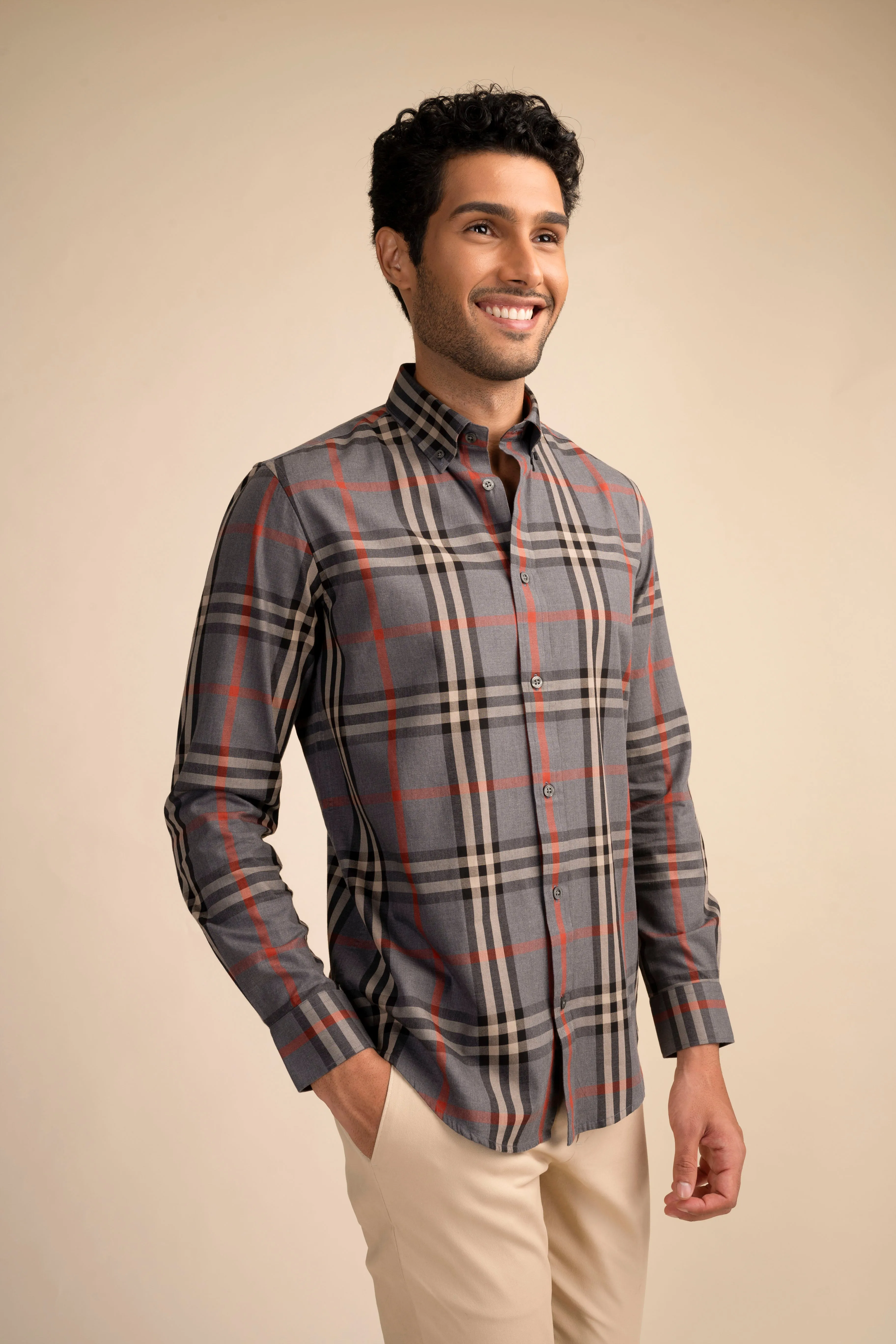 Soho Charcoal Button-Down EOSS