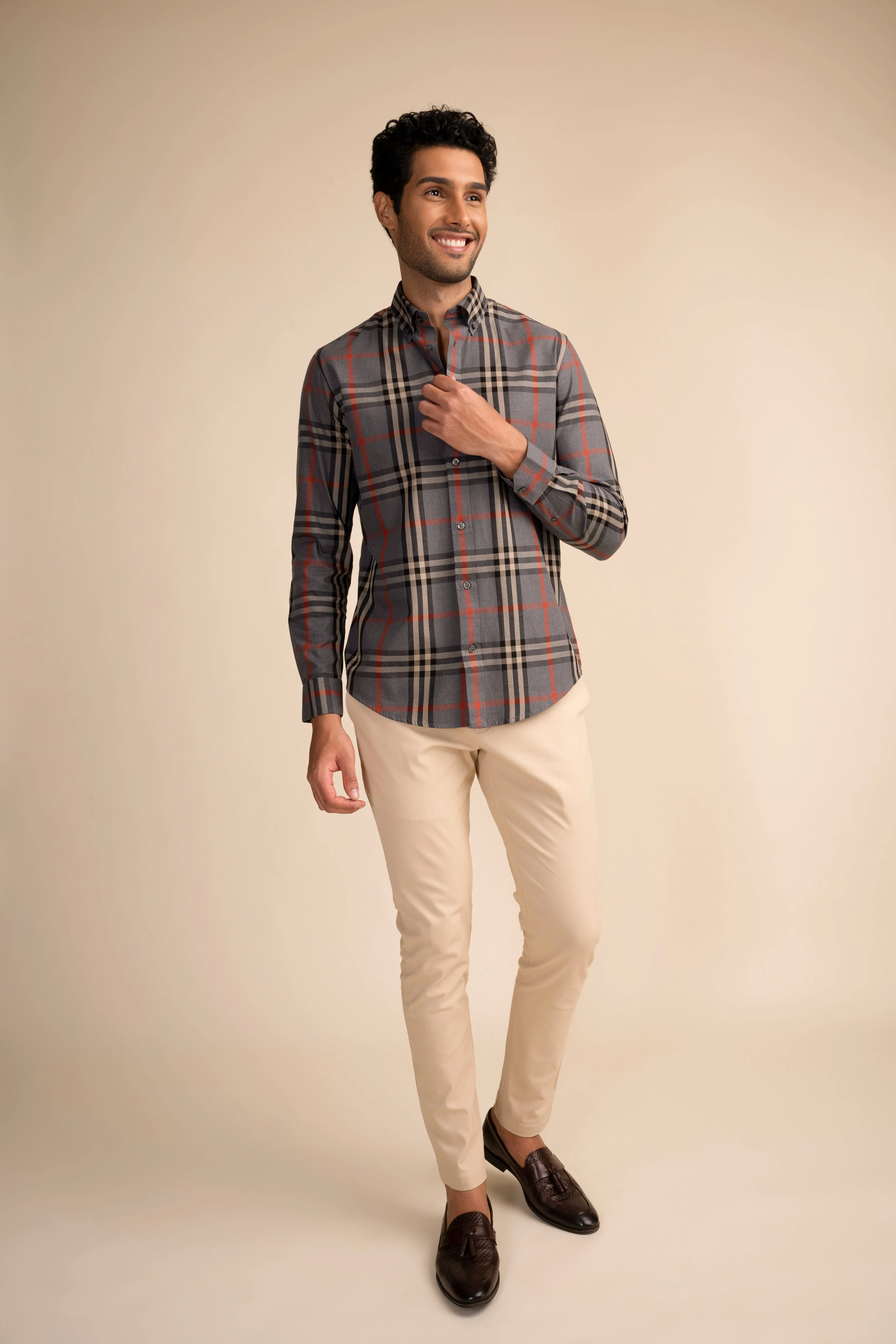 Soho Charcoal Button-Down EOSS