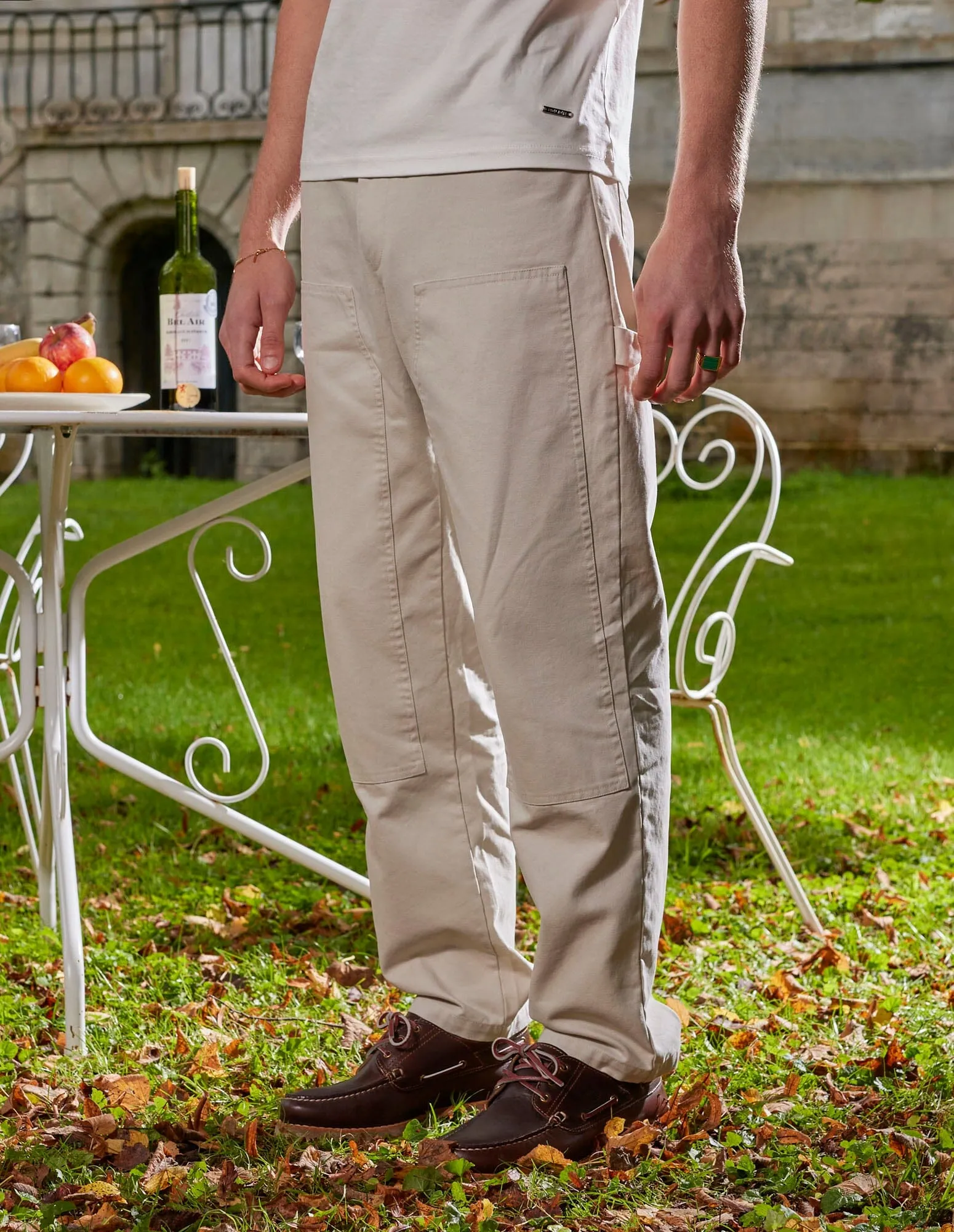 Stone Canvas Carpenter Trouser