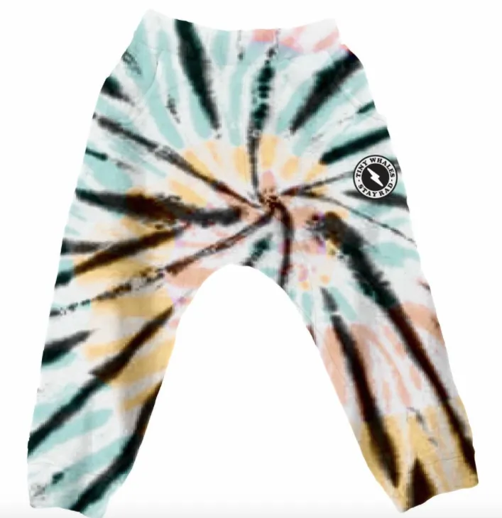 Tiny Whales - Tie Dye Sweatpants in Multi-Tie Dye