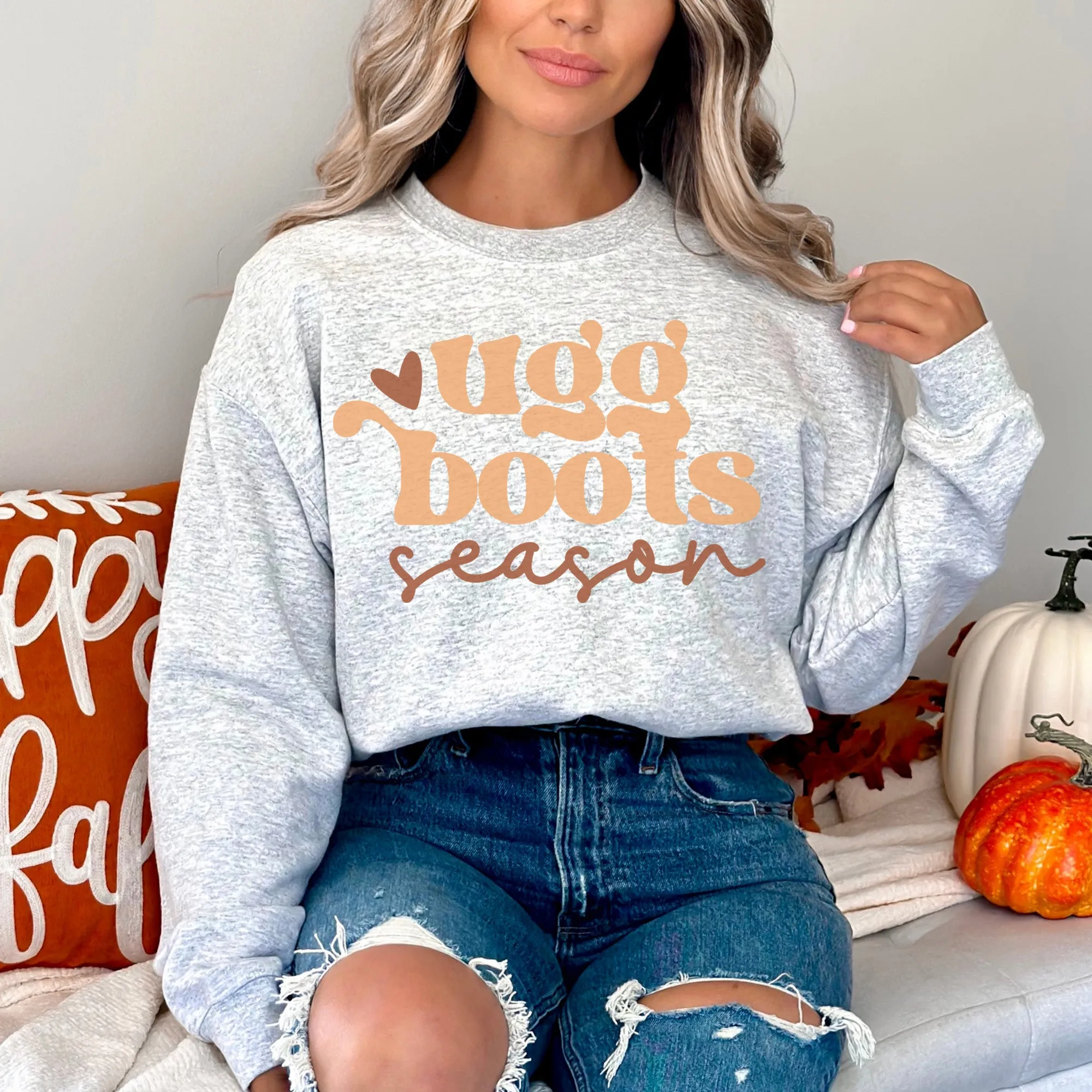 Ugg Boots Season Sweatshirt - Fall Sweatshirt - Sizes S to 5XL