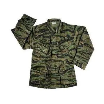 Vintage Style Vietnam Fatigue Shirt Rip-Stop