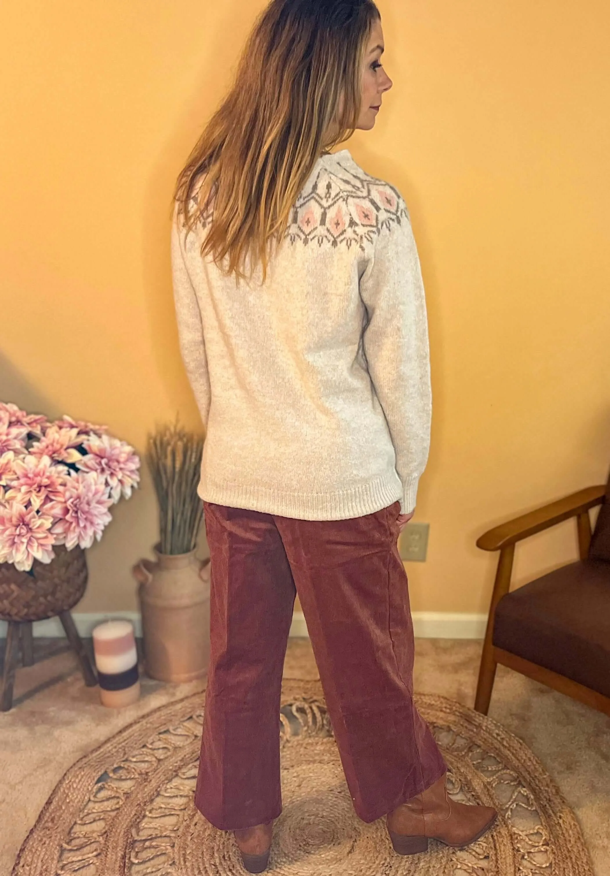 Warm Embrace Mock Neck Sweater